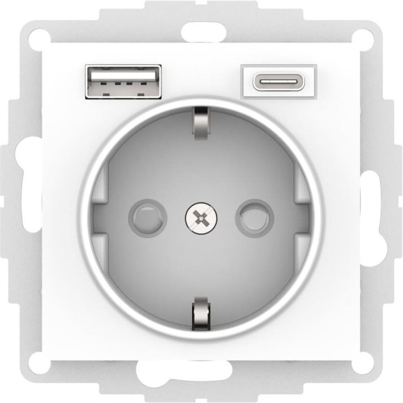 Розетка Systeme Electric Atlasdesign лотос 16а с 2 usb a+c, 5в/2,4а/3,0а, 2x5в/1,5а, механизм ATN001332 8 шт 4690201025009 Розетка Systeme Electric Atlasdesign лотос 16а с 2 usb a+c, 5в/2,4а/3,0а, 2x5в/1,5а, механизм ATN001332 8 шт 4690201025009