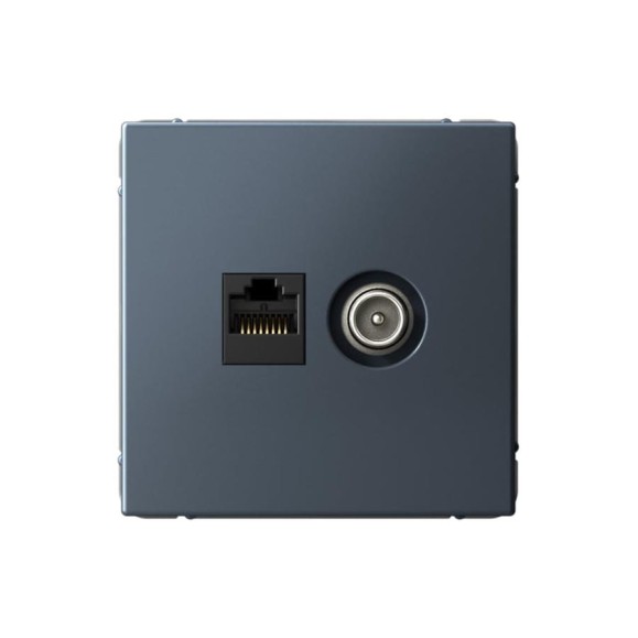 Розетка Systeme Electric ArtGallery грифель двойная ТВ + компьютерная RJ45, кат. 5Е GAL000789 5 шт 4690201036142 Розетка Systeme Electric ArtGallery грифель двойная ТВ + компьютерная RJ45, кат. 5Е GAL000789 5 шт 4690201036142