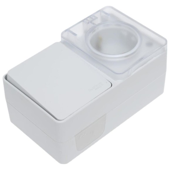 Блок Systeme Electric Atlasdesign profi ip54 о/у розетка з/к со шторками 16а, выключатель 1-клавишный 10а, серый ATN543070 6 шт 4690201026822 Блок Systeme Electric Atlasdesign profi ip54 о/у розетка з/к со шторками 16а, выключатель 1-клавишный 10а, серый ATN543070 6 шт 4690201026822