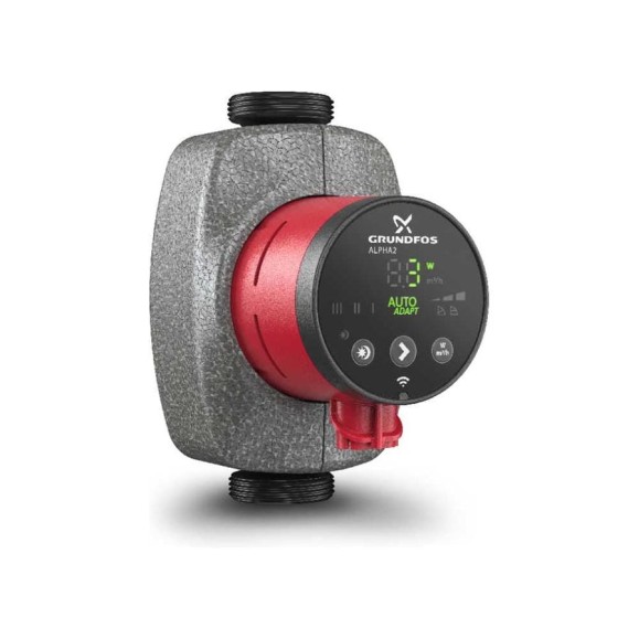 Регулируемый циркуляционный насос Grundfos ALPHA 2 25-60 N из нержавеющей стали 99411424 Регулируемый циркуляционный насос Grundfos ALPHA 2 25-60 N из нержавеющей стали 99411424