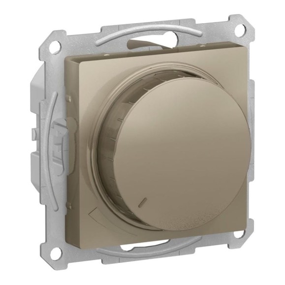 Светорегулятор Systeme Electric (Schneider Electric) Atlasdesign диммер поворотно-нажимной, led, rc, 400вт, механизм, шампань ATN000523 8 шт 13606486274368 Светорегулятор Systeme Electric (Schneider Electric) Atlasdesign диммер поворотно-нажимной, led, rc, 400вт, механизм, шампань ATN000523 8 шт 13606486274368