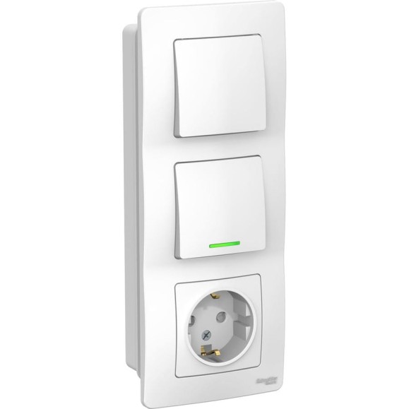 Блок Systeme Electric (Schneider Electric) Blanca внутренний белый розетка з/к шт 16А, 250В SE BLNBS101111 3 шт 13606481194579 Блок Systeme Electric (Schneider Electric) Blanca внутренний белый розетка з/к шт 16А, 250В SE BLNBS101111 3 шт 13606481194579