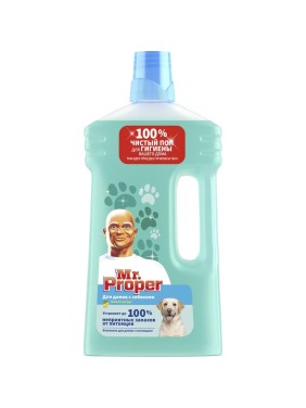 Моющая жидкость для полов и стен для домов с собаками MR. PROPER Свежий Цитрус 1 л 0001008359 Моющая жидкость для полов и стен для домов с собаками MR. PROPER Свежий Цитрус 1 л 0001008359