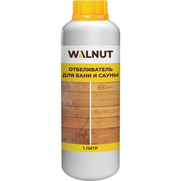 Отбеливатель для бани и сауны WALNUT 1 л WLN0574 Отбеливатель для бани и сауны WALNUT 1 л WLN0574