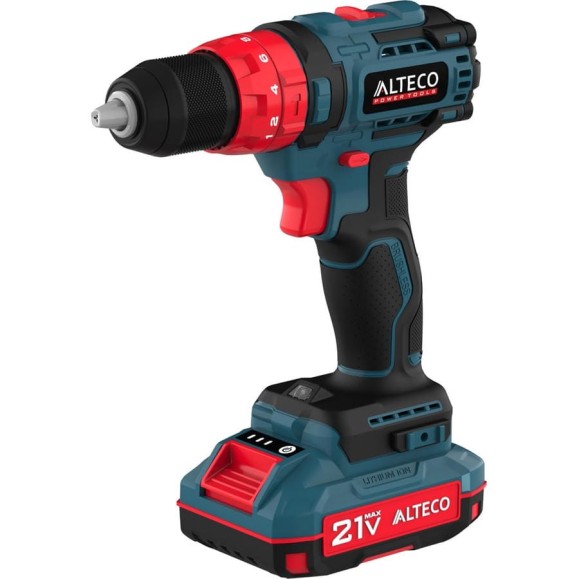 Бесщеточная аккумуляторная ударная дрель шуруповёрт ALTECO CID 21-45 BL 71409 Бесщеточная аккумуляторная ударная дрель шуруповёрт ALTECO CID 21-45 BL 71409