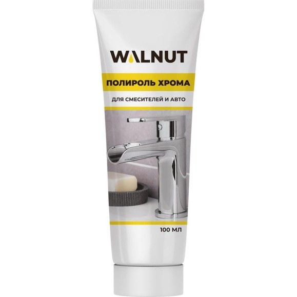 Полироль хрома WALNUT 100 мл WLN0365 Полироль хрома WALNUT 100 мл WLN0365