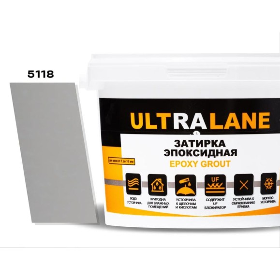 Эпоксидная затирка Ultralane 2 кг, Color 5118 Зимний белый Ultra 5118 (2кг) Эпоксидная затирка Ultralane 2 кг, Color 5118 Зимний белый Ultra 5118 (2кг)