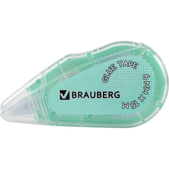 Клей-лента BRAUBERG MAXI, комплект 12 шт, 6 мм х 15 м, корпус зеленый, блистер 273029 Клей-лента BRAUBERG MAXI, комплект 12 шт, 6 мм х 15 м, корпус зеленый, блистер 273029