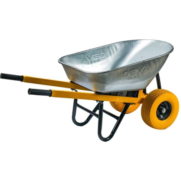 Тачка двухколесная GEVA TRADE GEVA MAXI 140л, квадратная труба, колесо полиуретан 15x6.00-6 F20mm/90мм TS2KL140GT Тачка двухколесная GEVA TRADE GEVA MAXI 140л, квадратная труба, колесо полиуретан 15x6.00-6 F20mm/90мм TS2KL140GT