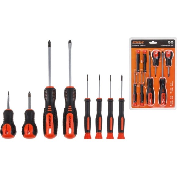 Набор отверток STARTUL MASTER 8шт ST3093-8 Набор отверток STARTUL MASTER 8шт ST3093-8