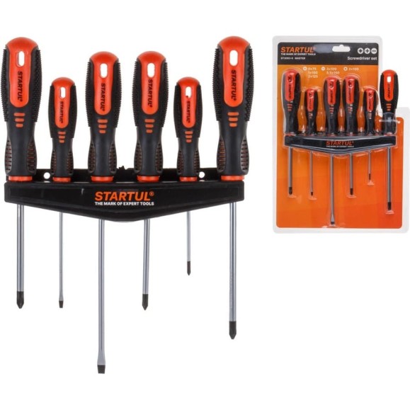 Набор отверток STARTUL MASTER 6шт ST3093-6 Набор отверток STARTUL MASTER 6шт ST3093-6