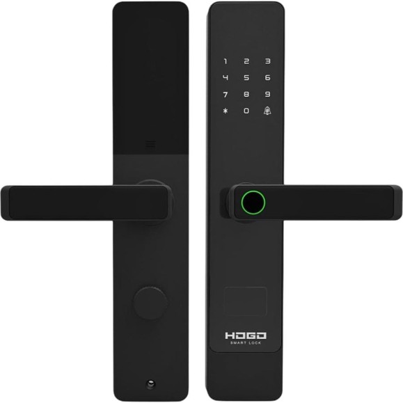 Умный электронный замок HOGO Smart Lock HOGO PIN-код, отпечаток пальца, карта доступа или стикер для смартфона P02 HgP02