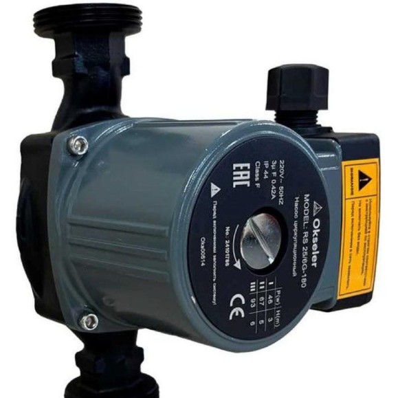 Насос циркуляционный Okseler Standart RS 32/6G-180 с гайками Oks00512 Насос циркуляционный Okseler Standart RS 32/6G-180 с гайками Oks00512