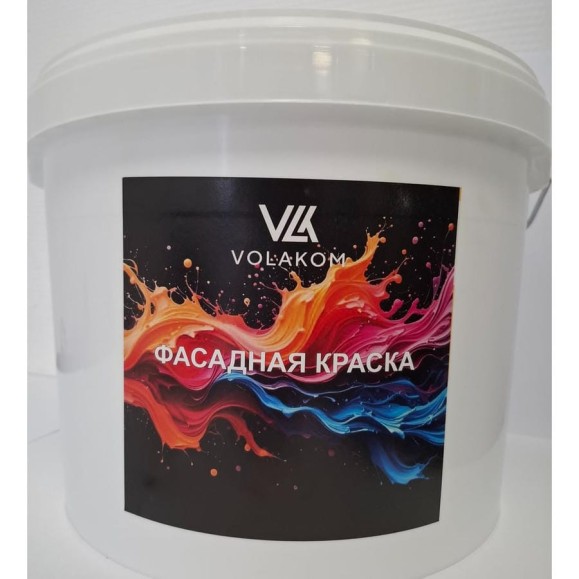Краска ВД акриловая фасадная матовая Volakom, NCS S 5005-G50Y, 1.4кг 751346 Краска ВД акриловая фасадная матовая Volakom, NCS S 5005-G50Y, 1.4кг 751346