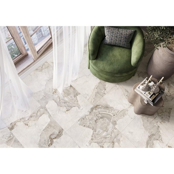 Керамогранит матовый Сишел / Seashell NewTrend 600х600х9,5 1,44м2 бежевый D60256M