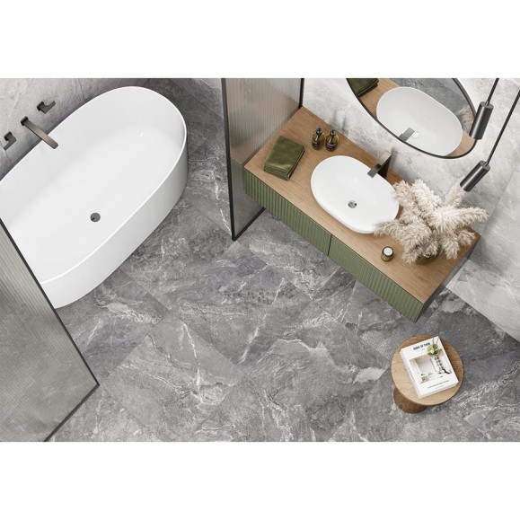 Керамогранит матовый Вайлд темный / Wild Dark NewTrend 600х600х9,5 1,44м2 серый D60260M Керамогранит матовый Вайлд темный / Wild Dark NewTrend 600х600х9,5 1,44м2 серый D60260M