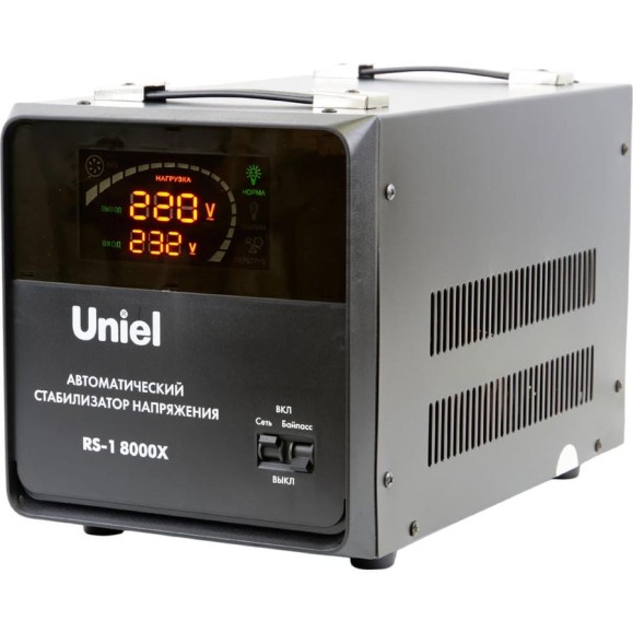 Стабилизатор напряжения Uniel RS-1 8000X UL-00012859 Стабилизатор напряжения Uniel RS-1 8000X UL-00012859