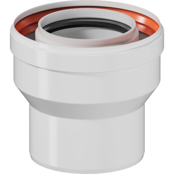 Переход Okseler с 60/100 на 80/125 конденсационный oks00119 Переход Okseler с 60/100 на 80/125 конденсационный oks00119
