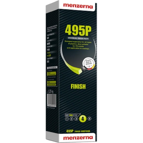 Полировальная паста Menzerna Rapid polishing paste 495 P для полировки металлов, твердых покрытий и жестких лаков 07006.050.001 Полировальная паста Menzerna Rapid polishing paste 495 P для полировки металлов, твердых покрытий и жестких лаков 07006.050.001