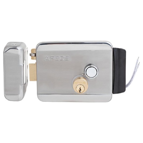 Замок накладной электромеханический APECS ERL-2369.1-INOX-L 00035315 Замок накладной электромеханический APECS ERL-2369.1-INOX-L 00035315