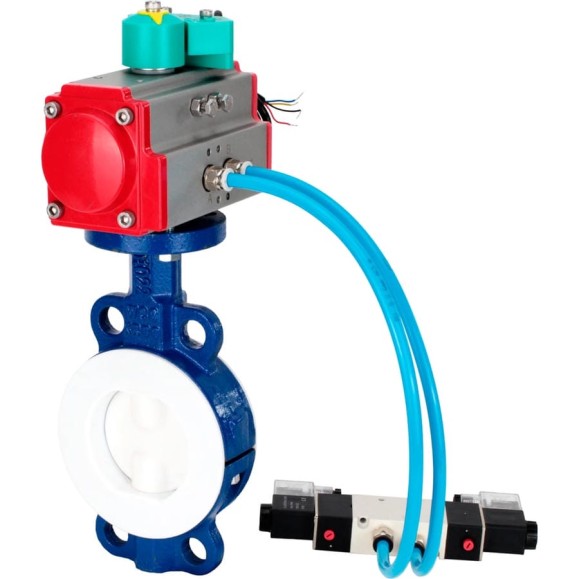 Затвор дисковый DN.ru WCB-WCB-PTFE-PTFE-Fb-H Ду50 Ру16, футерованный PTFE, пневмопривод DA-065, пневмораспределитель (2EM) 220VAC, магнитный переключатель МППП-200 D050- D050-85175 Затвор дисковый DN.ru WCB-WCB-PTFE-PTFE-Fb-H Ду50 Ру16, футерованный PTFE, пневмопривод DA-065, пневмораспределитель (2EM) 220VAC, магнитный переключатель МППП-200 D050- D050-85175