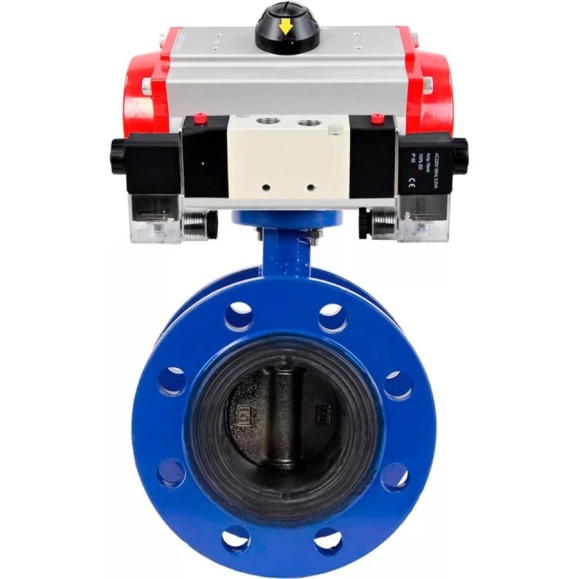Затвор дисковый GGG40-304-EPDM-2W-F-R Ду250 Ру16 пневмопривод DA-210, пневмораспределитель (2EM) 220VAC DN.ru D050-56089 Затвор дисковый GGG40-304-EPDM-2W-F-R Ду250 Ру16 пневмопривод DA-210, пневмораспределитель (2EM) 220VAC DN.ru D050-56089