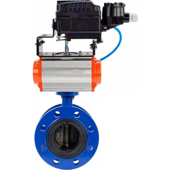 Затвор дисковый GGG40-304-EPDM-2W-F-H Ду100 Ру16 пневмопривод DA-105 и позиционером EPRP1-NU-Fb-08 DN.ru D050-56110 Затвор дисковый GGG40-304-EPDM-2W-F-H Ду100 Ру16 пневмопривод DA-105 и позиционером EPRP1-NU-Fb-08 DN.ru D050-56110