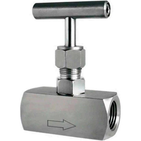Клапан игольчатый DN.ru 316-316-T-Ht 3/4 Ду20 Ру400 резьбовой с Т-образной рукояткой D090-02984 Клапан игольчатый DN.ru 316-316-T-Ht 3/4 Ду20 Ру400 резьбовой с Т-образной рукояткой D090-02984