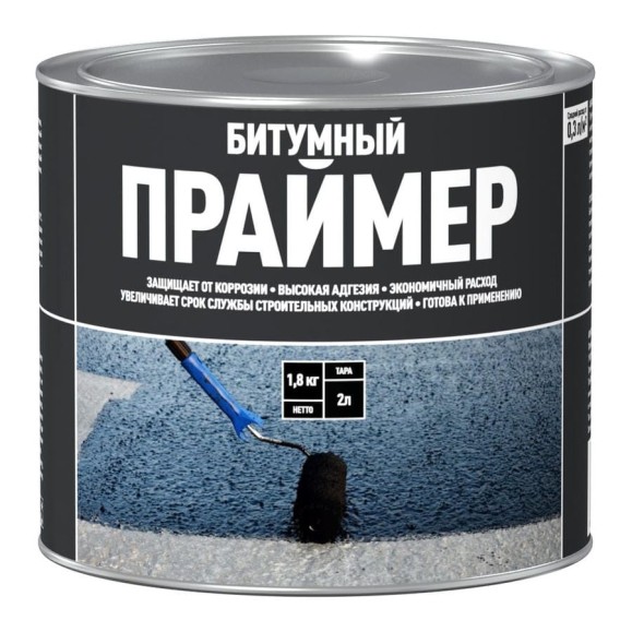 Праймер битумный СТАРТ 2л/1,8кг 4607952907652 Праймер битумный СТАРТ 2л/1,8кг 4607952907652