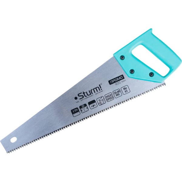 Ножовка по дереву Sturm 400мм, 5TPI, 2D зуб 1060-14-400SP