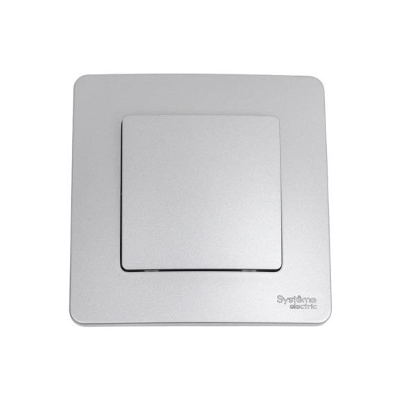1-клавишный выключатель Systeme Electric ( Schneider Electric) BLANCA С/У cх.1, 10А, 250B, АЛЮМИНИЙ BLNVS010103 1-клавишный выключатель Systeme Electric ( Schneider Electric) BLANCA С/У cх.1, 10А, 250B, АЛЮМИНИЙ BLNVS010103