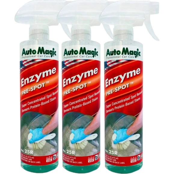 Очиститель салона автомобиля AutoMagic ENZYME PRE-SPOT (USA) 25R упак. 3шт 25R_3