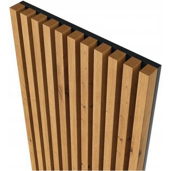 Панель декоративная акустическая Sebmet 1200x600x21 Дуб крафт 1 шт TD116112060