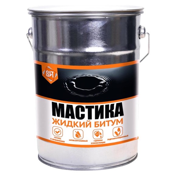 Мастика битум жидкий ВИТ 4 кг 6134 Мастика битум жидкий ВИТ 4 кг 6134