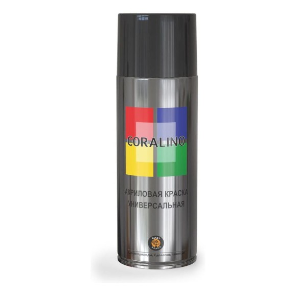 Аэрозольная краска CORALINO RAL9005 520 мл, 200 г, Черный Матовый С19505 Аэрозольная краска CORALINO RAL9005 520 мл, 200 г, Черный Матовый С19505