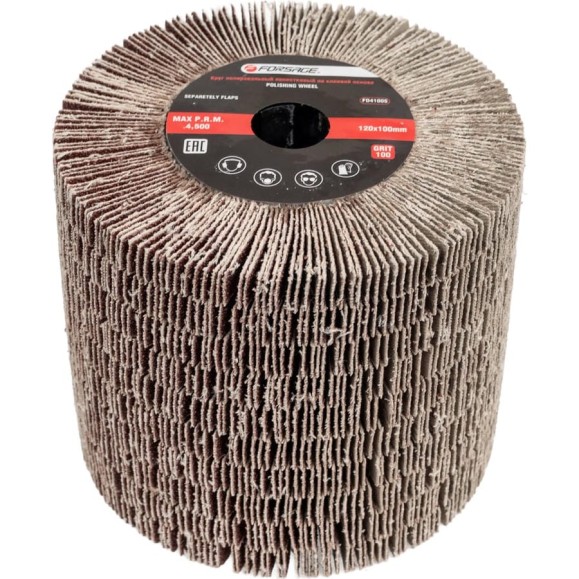 Насадка шлифовальная лепестковая (120х100 мм; Р100) Forsage 49601 F-FD4100S Насадка шлифовальная лепестковая (120х100 мм; Р100) Forsage 49601 F-FD4100S