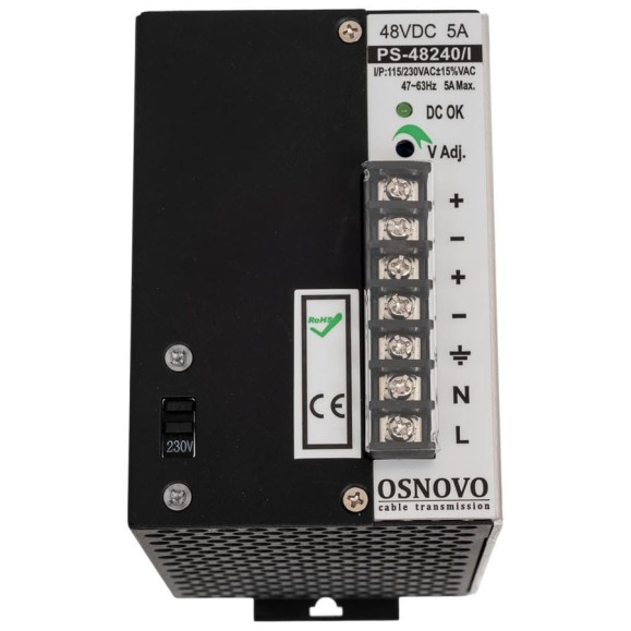 Промышленный блок питания OSNOVO PS-48240/I sct0800 Промышленный блок питания OSNOVO PS-48240/I sct0800