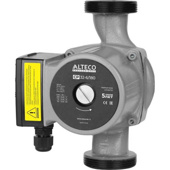 Циркуляционный насос ALTECO CP 32-6/180 44253 Циркуляционный насос ALTECO CP 32-6/180 44253