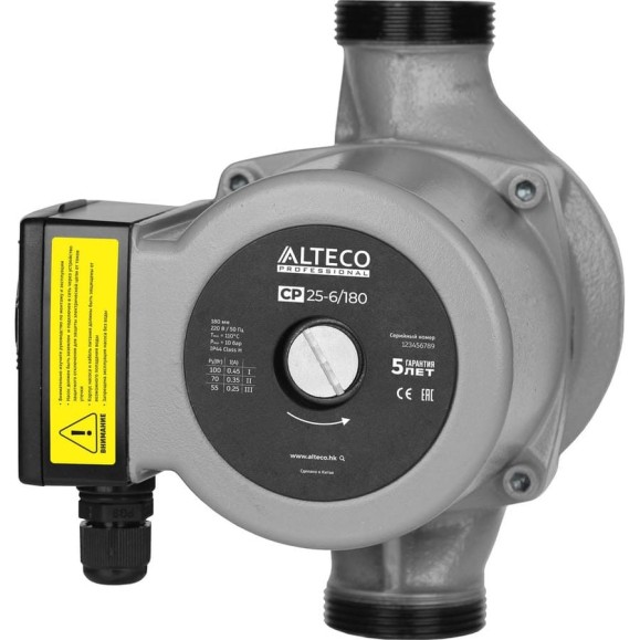 Циркуляционный насос ALTECO CP 25-6/180 44252 Циркуляционный насос ALTECO CP 25-6/180 44252