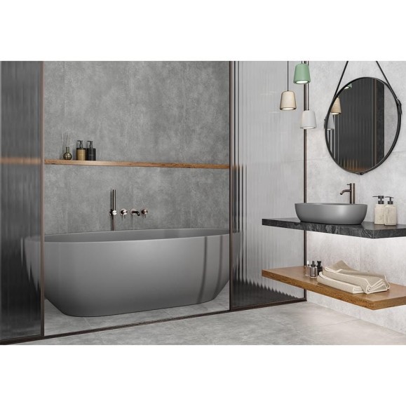 Керамогранит матовый Тотем / Totem AlmaCeramica 600х1200, цвет графит GFU60120TTM70R Керамогранит матовый Тотем / Totem AlmaCeramica 600х1200, цвет графит GFU60120TTM70R