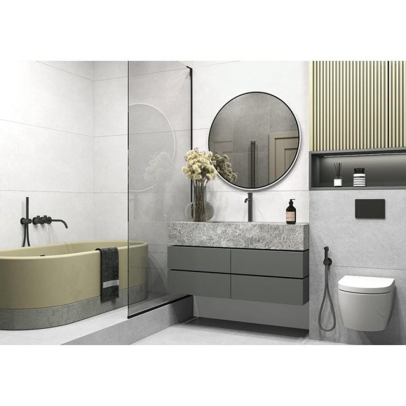 Керамогранит матовый Бетон Про / Beton PRO AlmaCeramica 600х1200, цвет белый GFU60120BTP00R Керамогранит матовый Бетон Про / Beton PRO AlmaCeramica 600х1200, цвет белый GFU60120BTP00R