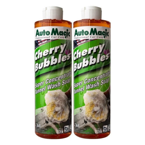 Автошампунь с вишневым ароматом AutoMagic CHERRY BUBBLES (USA) 473 мл, 2шт 36R_2