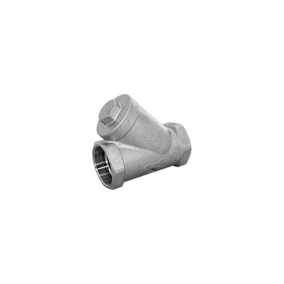 Фильтр муфтовый NEWKEY Y-тип нержавеющая сталь AISI304 DN50 (2), (CF8), PN16 NK-YS50/4 Фильтр муфтовый NEWKEY Y-тип нержавеющая сталь AISI304 DN50 (2), (CF8), PN16 NK-YS50/4