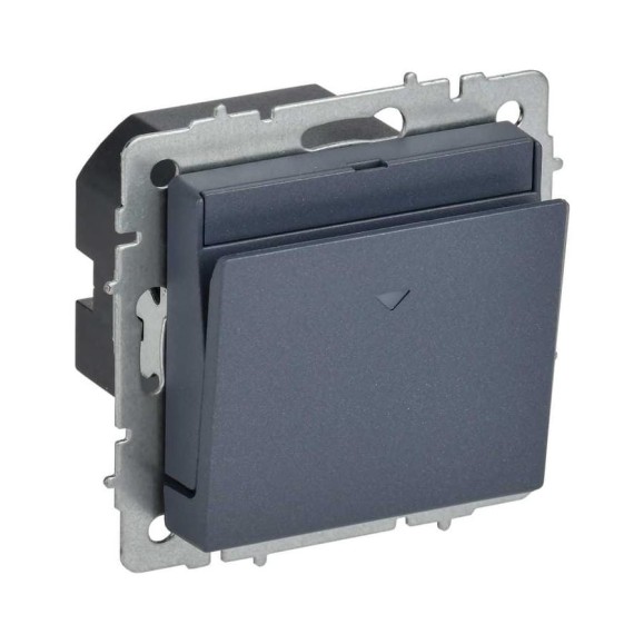 Выключатель карточный IEK BRITE 30А, маренго ВС10-1-8-БрМ BR-V11-0-10-K35 Выключатель карточный IEK BRITE 30А, маренго ВС10-1-8-БрМ BR-V11-0-10-K35