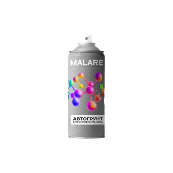 Акриловый автогрунт для экспресс-ремонта для металла и пластика MALARE адгезионный, быстросохнущий, матовый RAL 9003 белый, 520 мл 4680868564232 АГАВТЭ9003М0036 Акриловый автогрунт для экспресс-ремонта для металла и пластика MALARE адгезионный, быстросохнущий, матовый RAL 9003 белый, 520 мл 4680868564232 АГАВТЭ9003М0036