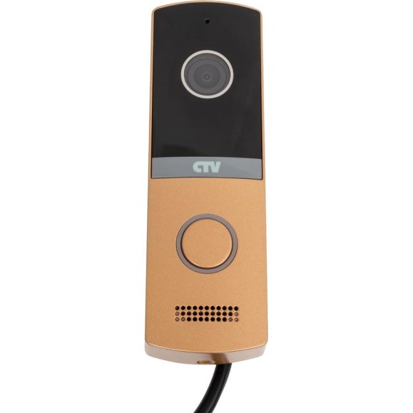Вызывная панель для цветного видеодомофона CTV -D4003 NG CH, разрешение Full HD, цвет шампань 10-0000403 Вызывная панель для цветного видеодомофона CTV -D4003 NG CH, разрешение Full HD, цвет шампань 10-0000403