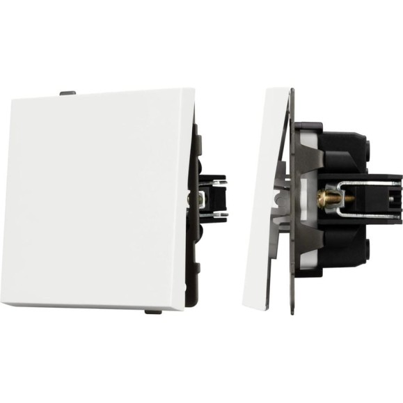 Механизм выключателя одноклавишный проходной Arlight SWT-TENDO-MKP1-SFPL-WH 1шт 054582 Механизм выключателя одноклавишный проходной Arlight SWT-TENDO-MKP1-SFPL-WH 1шт 054582