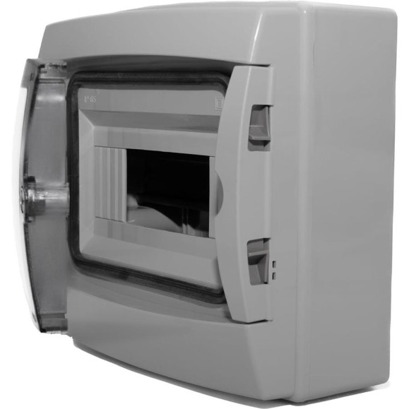 Корпус щита распределительного для модульного оборудования Cetinkaya Pano 8M, IP65, навесной, прозрачная затемнённая дверца CP3908 Корпус щита распределительного для модульного оборудования Cetinkaya Pano 8M, IP65, навесной, прозрачная затемнённая дверца CP3908