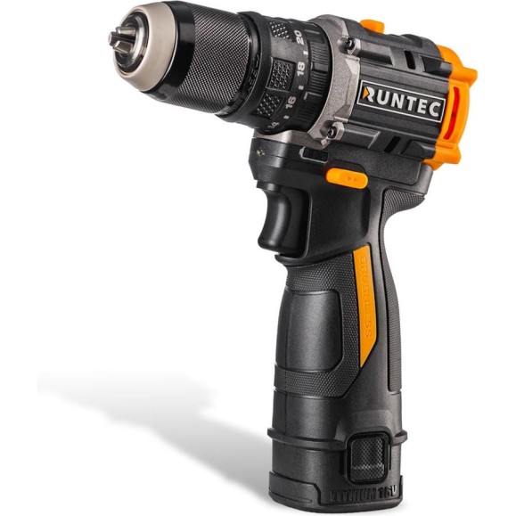 Дрель-шуруповерт ударная аккумуляторная RUNTEC PRO 13 мм, 16В, 2*2Ач, 50Нм RT-ID124 Дрель-шуруповерт ударная аккумуляторная RUNTEC PRO 13 мм, 16В, 2*2Ач, 50Нм RT-ID124