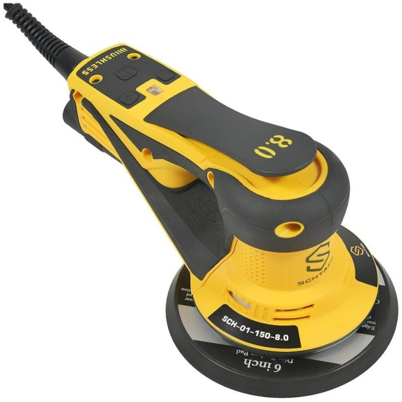 Шлифовальная машинка ручная SCHTAER 220V/50Hz, 350W, эксцентрик 8,0 мм SCH-01-150-8.0 Шлифовальная машинка ручная SCHTAER 220V/50Hz, 350W, эксцентрик 8,0 мм SCH-01-150-8.0